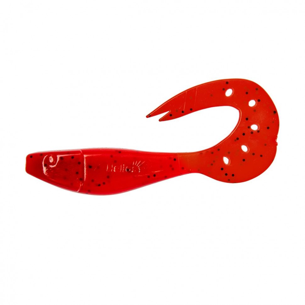 Твистер Helios Kasandra 4"29/10,9см, цвет Pepper Red 5 шт HS-34-030 , 